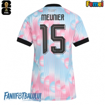 Belgia Thomas Meunier #15 Echipament de Fotbal Replică Mondial 2026 Femei Deplasare